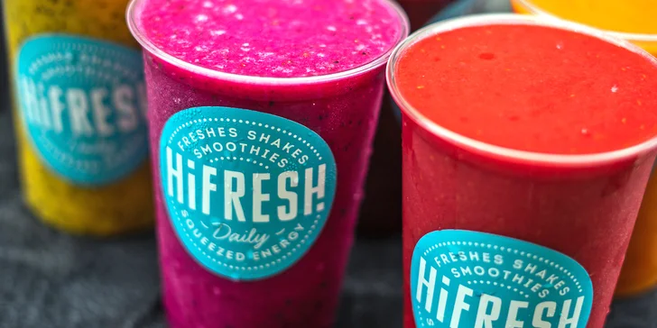 Dárkové vouchery do fresh bistra: čerstvé šťávy, smoothie a zmrzlinové šejky