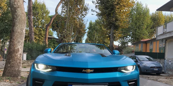 Jízda v Chevroletu Camaro Convertible: spolujízda, řízení i zapůjčení