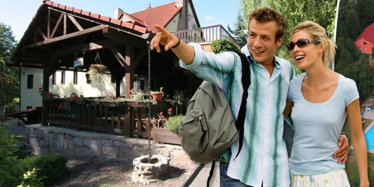 1995 Kč za třídenní pobyt pro DVA v Českém ráji. Vířivka, sauna, polopenze, láhev sektu a možnost zapůjčení čtyřkolky i vzduchovky. Sleva 50 %.