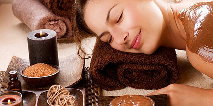 Relaxační čokoládová masáž zad a rukou