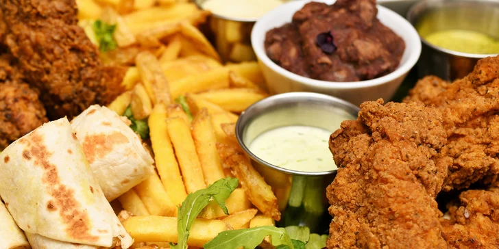 20% sleva do restaurace Chickin na Hradčanské: speciality z farmářských kuřat