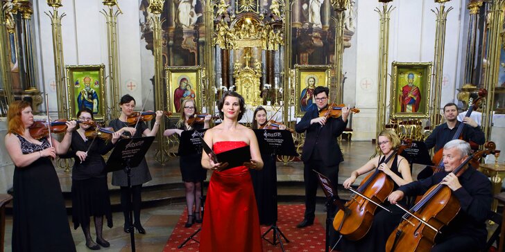 Vstupenka na romatické koncerty v katedrále u Karlova mostu