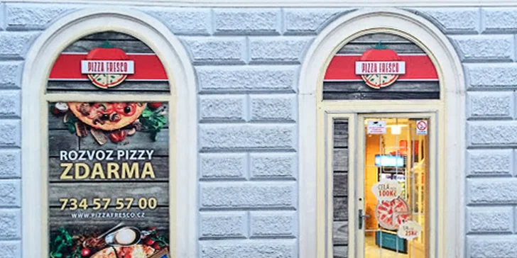 Poctivá porce a bohatý výběr: dvě delikátně křupavé pizzy