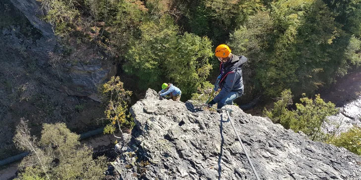 Zážitkový kurz Via ferrata lezení vč. instruktáže na břehu řeky Lužnice