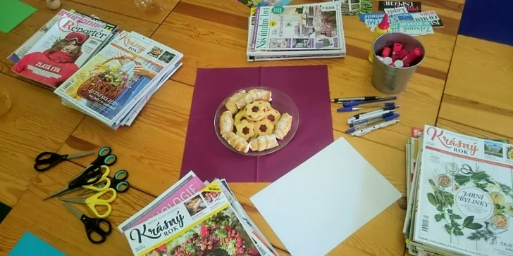Výtvarné kurzy: workshop koláže i suchý pastel