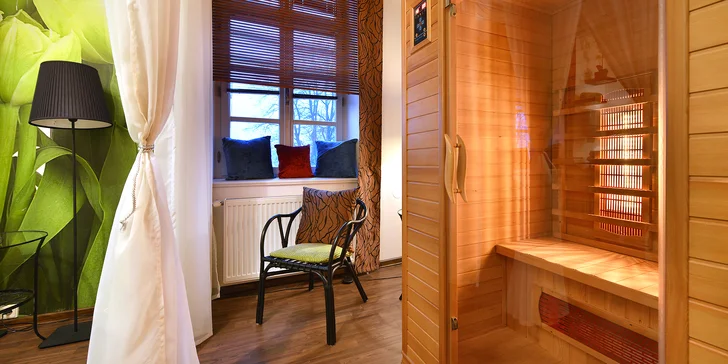 V ceně jedné varianty je privátní wellness. 