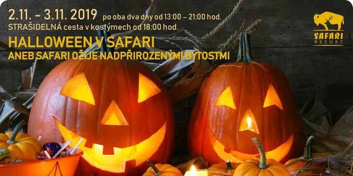 Hurá za zvířátky: pobyt v Safari resortu až pro 4 os., snídaně, projížďka i muzeum