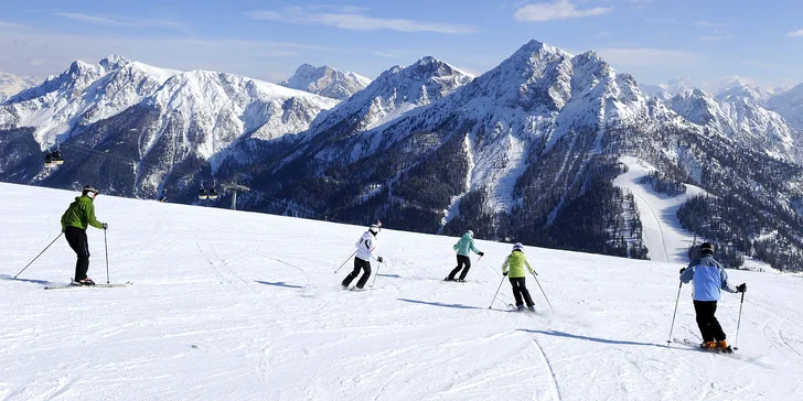 Lyžování v jižním Tyrolsku: pobyt v rodinném hotelu s polopenzí a wellness
