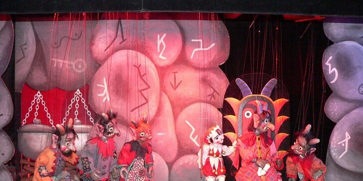 Divadlo Říše loutek a loutkové představení Kašpárek v pekle
