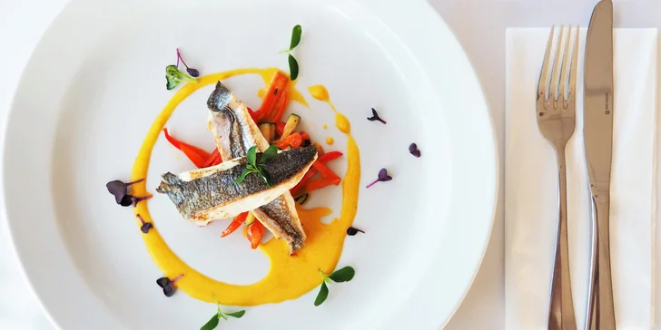 Degustační menu s výhledem na Brno: tartar z řepy, pstruh, kachní prsíčko i dezert