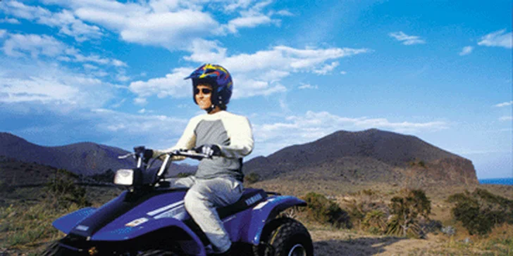 Zážitková off-road jízda na čtyřkolce v délce až 60 min.