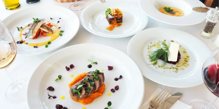 Degustační menu s výhledem na Brno: tartar z řepy, pstruh, kachní prsíčko i dezert