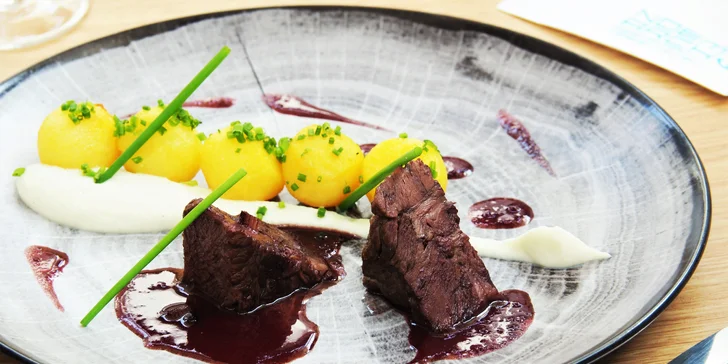 5chodové menu v jedinečné restauraci Noem Arch