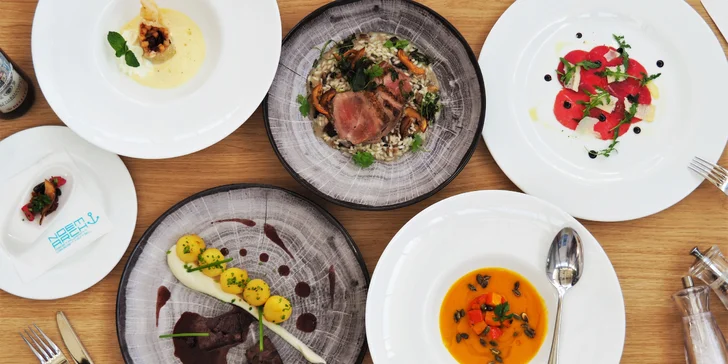 5chodové menu v jedinečné restauraci Noem Arch