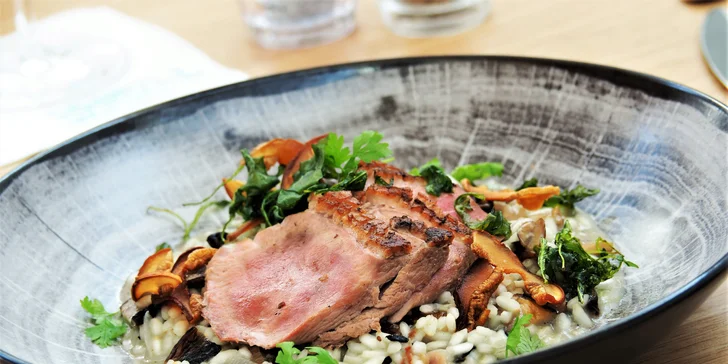 5chodové menu v jedinečné restauraci Noem Arch