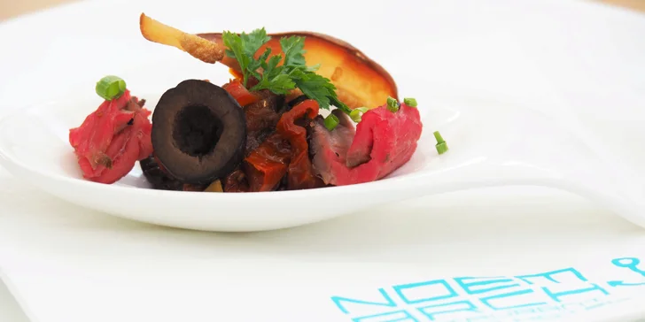 5chodové menu v jedinečné restauraci Noem Arch
