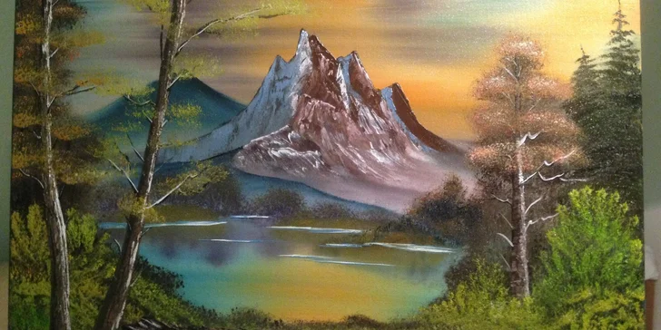 Více než klasická olejomalba: Kurz olejomalby ®Bob Ross pro začátečníky