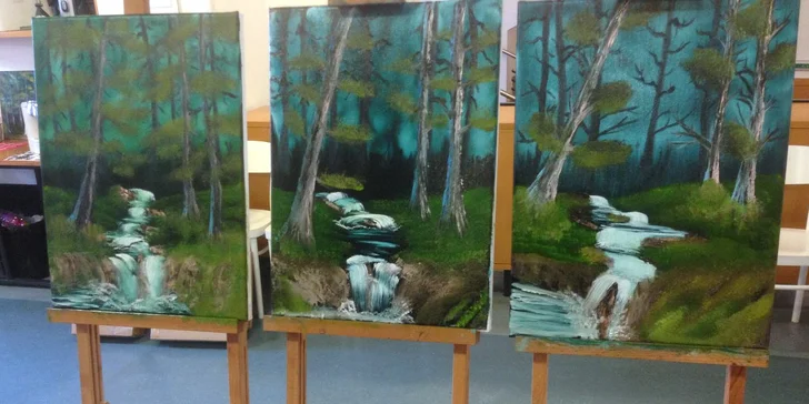 Více než klasická olejomalba: Kurz olejomalby ®Bob Ross pro začátečníky