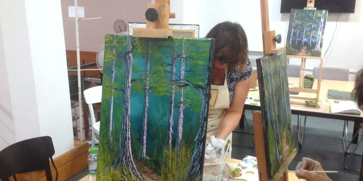 Více než klasická olejomalba: Kurz olejomalby ®Bob Ross pro začátečníky