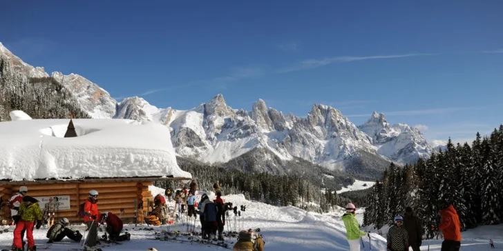 Lyžování v Dolomitech: 2 noci s polopenzí, doprava a 3denní skipas