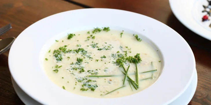 Svatomartinské 4chodové degustační menu pro 2 nebo pro 4: paštika, kaldoun, husí stehýnko a soufflé