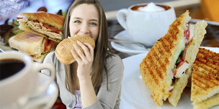 119 Kč za DVOJE čerstvé panini a DVĚ latté, espressa či cappuccina. Osvěžující posezení v Café Bayerova se slevou 54 %.