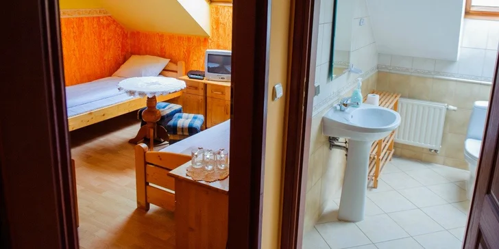 Aktivní odpočinek v polských horách: polopenze, bazén, sauna i ruská baňa