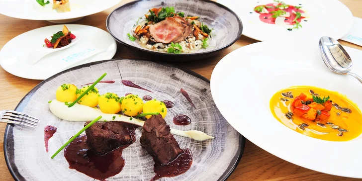 5chodové menu v jedinečné restauraci Noem Arch