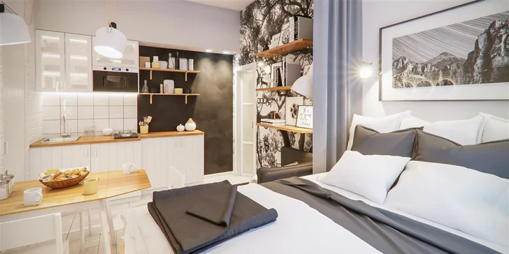 Luxusní pobyt v Karlových Varech: nádherné studio pokoje, snídaně a procházky po kolonádě