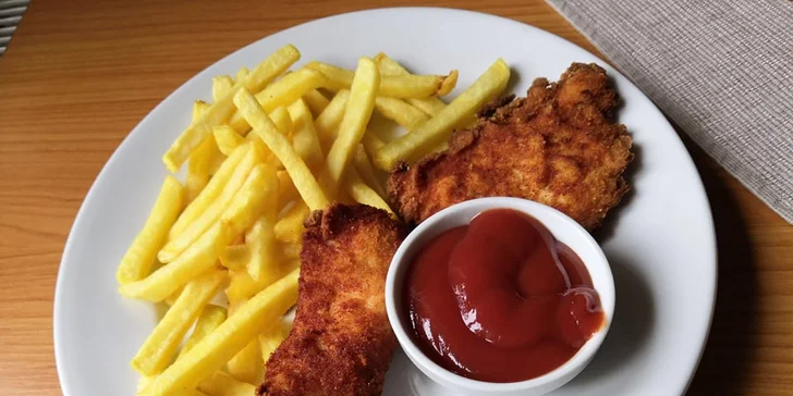 Rozvoz řízků od Boříka: 1 nebo 2 kg řízečků obalených v chilli nebo bylinkové strouhance i kukuřičných lupíncích