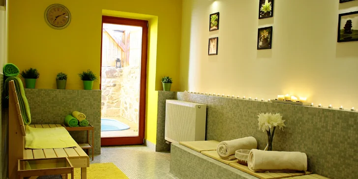 Privátní finská sauna pro dva nebo rodinu s dětmi