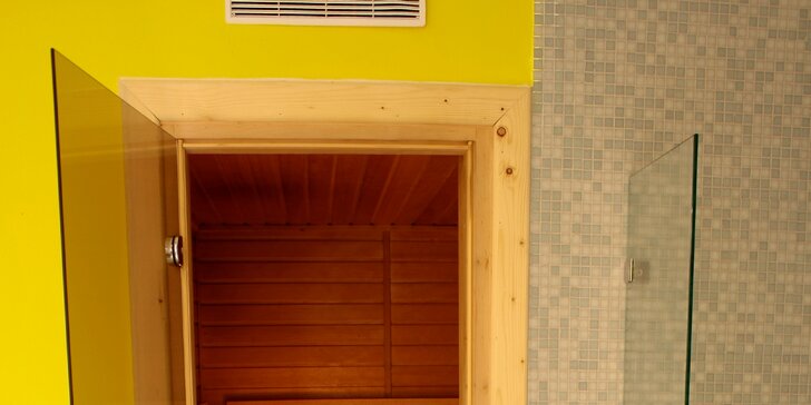 Privátní finská sauna pro dva nebo rodinu s dětmi