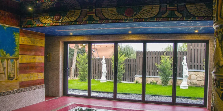 Relax v Antických lázních pro 2 osoby: privátní sauna, slaný bazén a přístroj Crazy fit