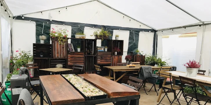 Valentýnské menu v moderní restauraci: losos, žampionový krém, kachní prso i dezert