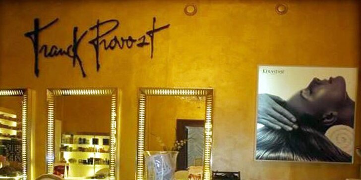 Luxusní péče o vlasy: střih nebo barvení v salonu Franck Provost přímo v Grandhotelu Pupp