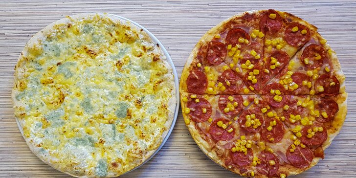 Pizza Rambo Havířov: pizza k vyzvednutí pro 1 nebo 2 osoby, výběr z několika druhů