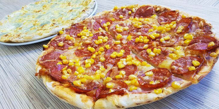 Pizza Rambo Havířov: pizza k vyzvednutí pro 1 nebo 2 osoby, výběr z několika druhů