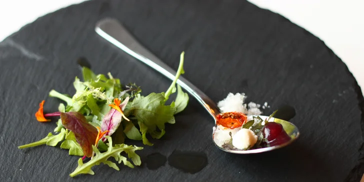 Degustační menu o 11 chodech: hovězí carpaccio, rump steak i čokoládový fondant