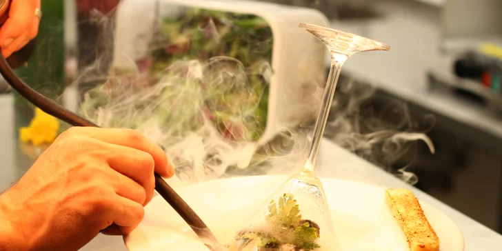 Degustační menu o 11 chodech: hovězí carpaccio, rump steak i čokoládový fondant