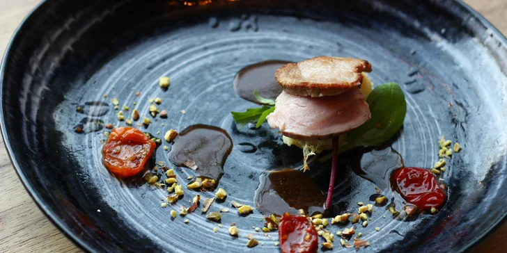 Degustační menu o 11 chodech: hovězí carpaccio, rump steak i čokoládový fondant