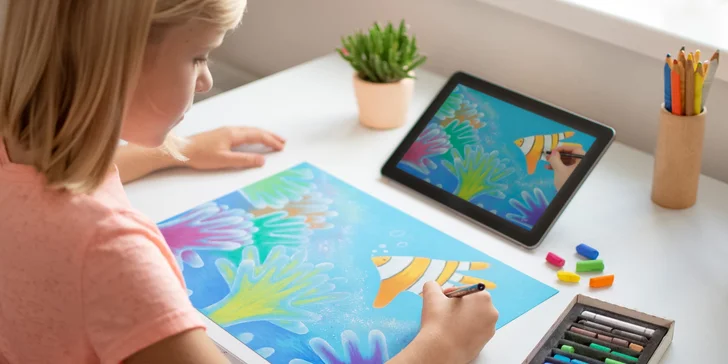 Kurzy relaxačního malování v mobilu či počítači pro děti i dospělé