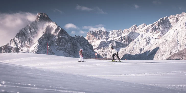 Hurá na hory: zájezd do Dolomit, doprava, 2 noci v hotelu s polopenzí, 3denní skipas
