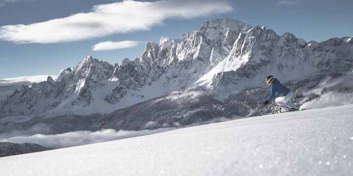 Hurá na hory: zájezd do Dolomit, doprava, 2 noci v hotelu s polopenzí, 3denní skipas