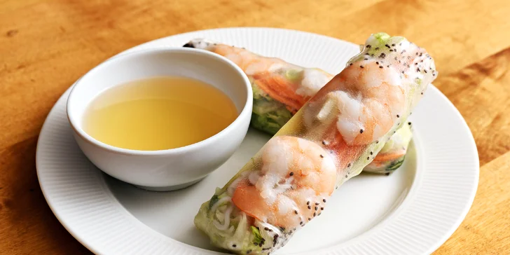 Asijské menu na Andělu: závitky, bún bò nam bộ nebo phở Tonkin i mix předkrmů