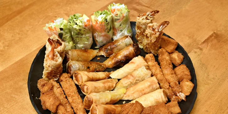 Asijské menu na Andělu: závitky, bún bò nam bộ nebo phở Tonkin i mix předkrmů