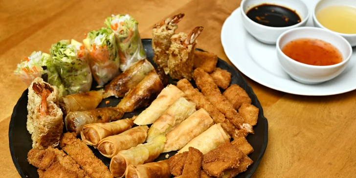 Vietnamské dobroty na Kulaťáku: menu pro 1 nebo 2 osoby i mix předkrmů