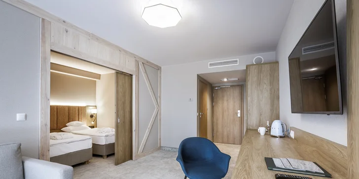 V páru nebo s rodinou do Krkonoš: krásný 5* resort s jídlem a neomezeným wellness