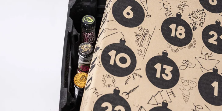 Bezobalový adventní kalendář s prémiovou limonádou, vč. bio varianty
