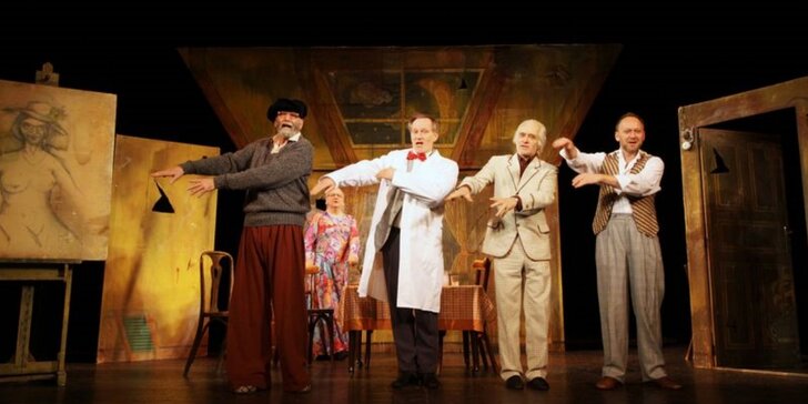 Vstupenka na Cimrmana: divadelní představení Akt v angličtině v Žižkovském divadle