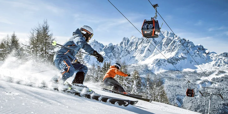 Hurá na hory: zájezd do Dolomit, doprava, 2 noci v hotelu s polopenzí, 3denní skipas